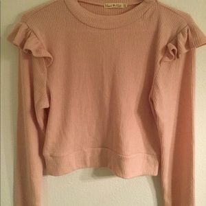 NWT Fashion Nova crop top pink